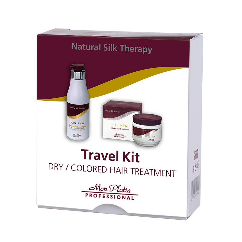 Travel kit for dry hair treatment shampoo & hair mask